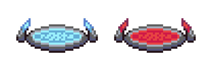Magic Pixel Portals Game Assets