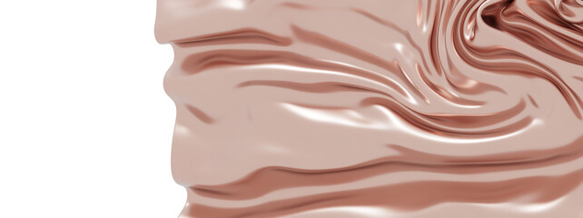 Luxury rose gold silk texture. Perfect for beauty, fashion, and cosmetic product backgrounds.
