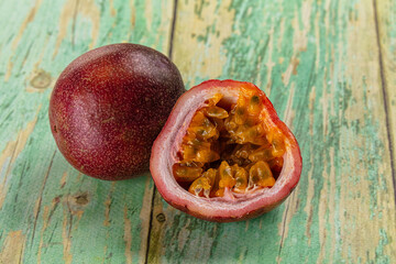 Sweet juicy ripe tropical Maracuya