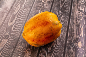 Ripe sweet fresh whole papaya