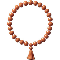 Tasbih prayer beads in circular shape