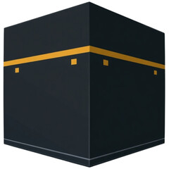 Minimal Kaaba cube with shadow