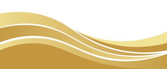 gold wave curve, golden wave corner shape for element, stripes ribbon golden graphic, striped gold. eps 10