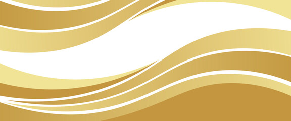 gold wave curve, golden wave corner shape for element, stripes ribbon golden graphic, striped gold. eps 10
