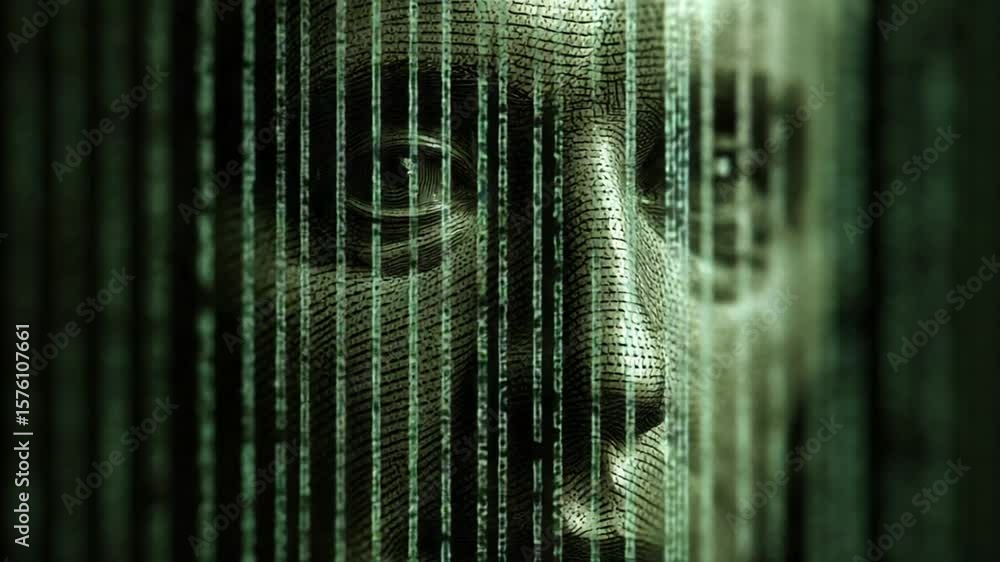 Poster digital persona: unveiling the face of ai through code
