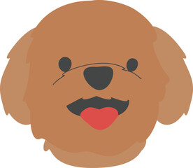 Obraz premium Pet Dog Vector Hand Drawn Ilustration