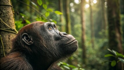 Obraz premium Orangutans, sharp and realistic, Photo
