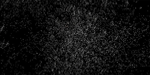 Dark Hexagon Mosaic Texture – Abstract Black Geometric Pixel Background