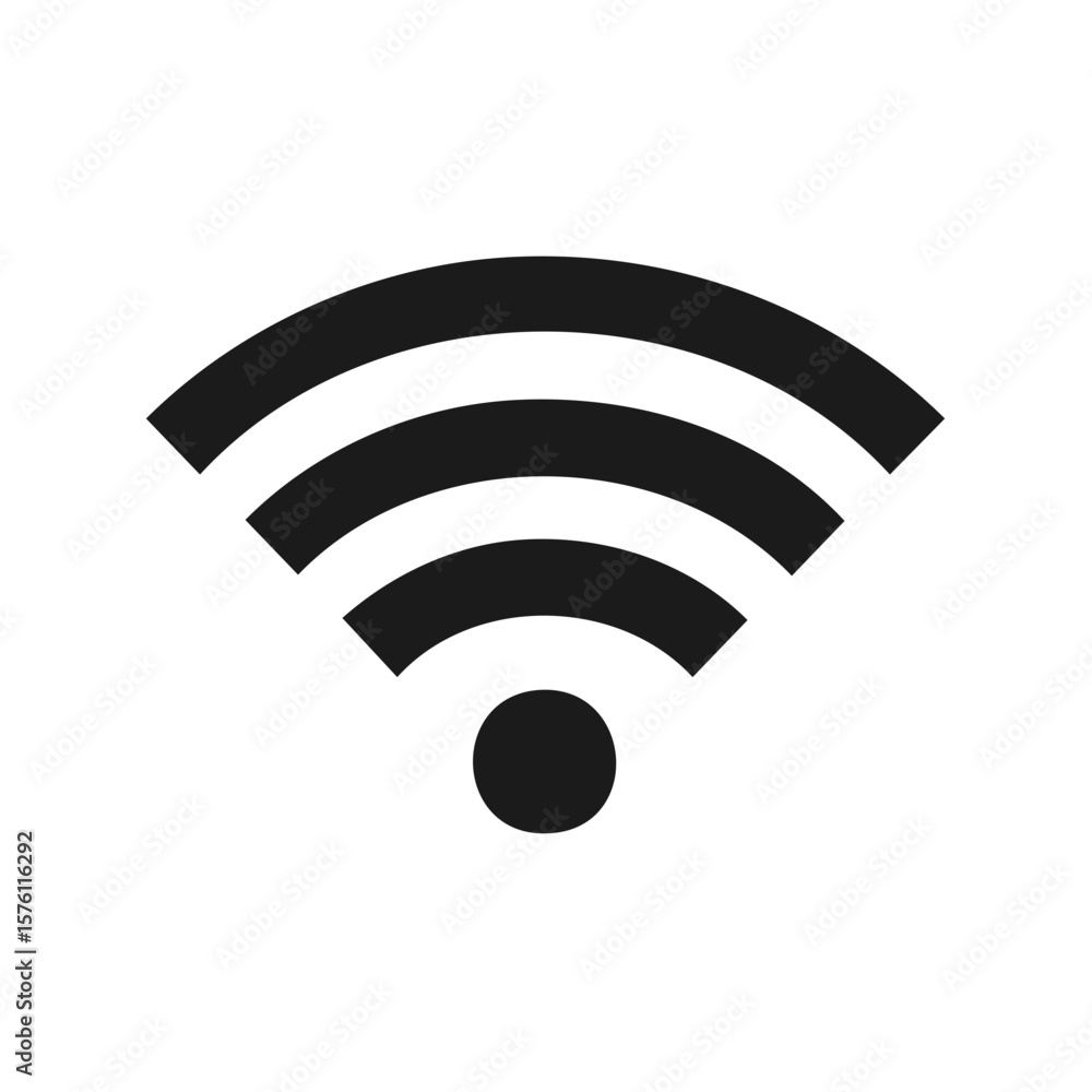 Poster wireless connection signal icon symbol communication internet wifi connection