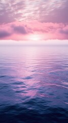 Canister spray substance A tranquil sunset reflecting soft pink hues on calm waters, creating a peaceful coastal atmosphere.