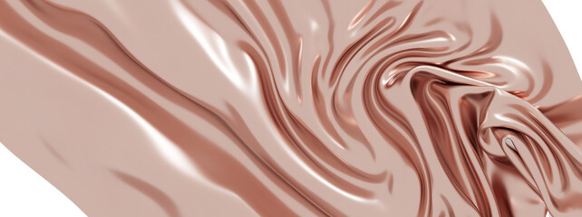 Luxurious rose gold silk fabric texture. Perfect for elegant designs and backgrounds.