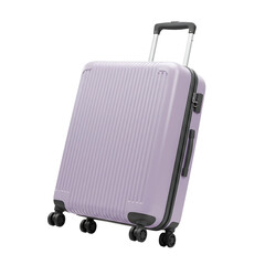 Fototapeta premium Lavender Hard Shell Suitcase on Wheels