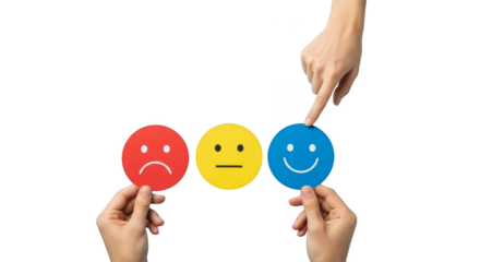 Customer Feedback Happy Neutral Sad Emojis