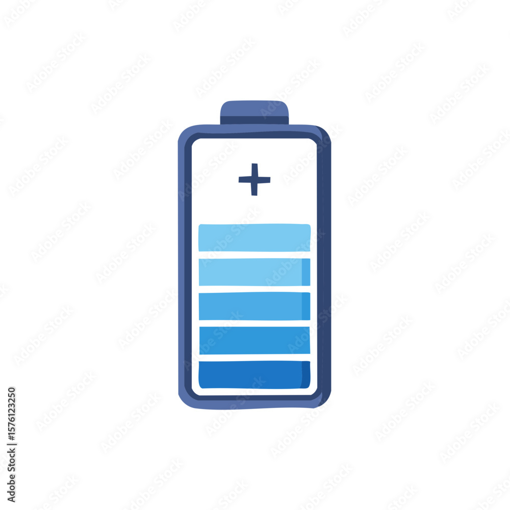 Poster battery charge level indicator icon. energy source gauge. power status. symbol for mobile device cha
