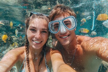 Snorkeling Selfie with Fish