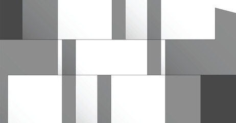 Abstract Geometric Composition with Gradients and Rectangular Shapes.