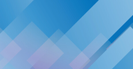 Abstract Geometric Design with Diagonal Layered Shades of Blue and Light Purple.