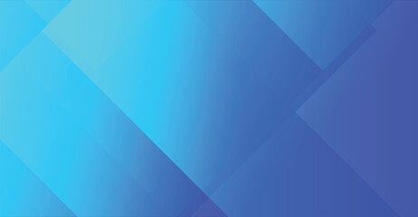 Abstract Blue Geometric Background with Overlapping Shapes and Gradient.