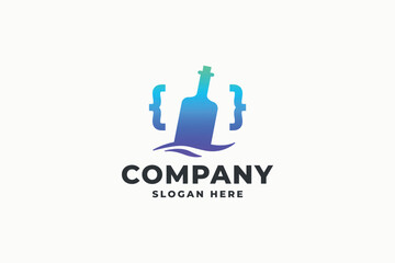 Codebot Message in a Bottle Logo