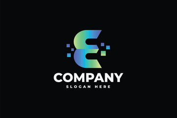 Exapix Digital E Logo