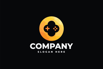 Gamer Polygonal Controller Logo