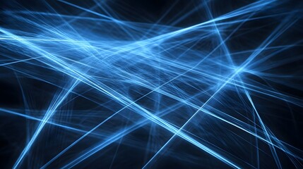 Intricate network of light streaks against a dark background.