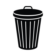 vector trash can icon