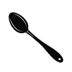 spoon on white background