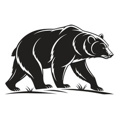 Obraz premium vector illustration of a bear