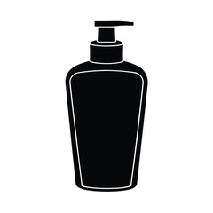 shampoo bottle vector illustration