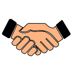 handshake vector illustration