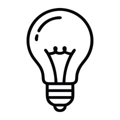 A minimalist icon collection featuring trophy symbols for achievement and light bulb symbols representing innovation, ideas, and creativity, designed in a clean line style for modern use.

