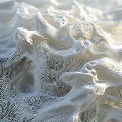 Three-Dimensional Off-White Net Structure