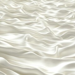 Undulating Off-White Fabric Texture