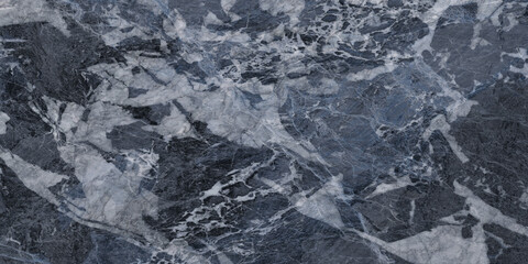 Blue natural marble stone texture, glossy dijital ceramic tile surface