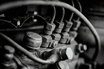 old tractor mechanism © George