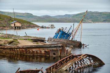 sunken ancient ships in the arctic