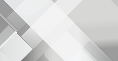 Abstract Geometric Shapes in Grayscale.