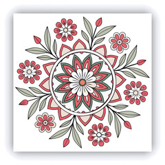 Elegant Black and White Mandala Patterns Illustration, A set of beautifully intricate black and white mandala patterns featuring symmetrical floral and geometric designs. Ideal for coloring pages, med