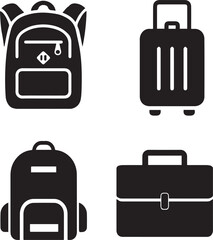 vector illustration of a suitcase