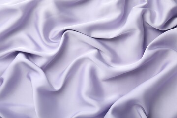 Obraz premium Crumpled violet silk fabric as background, top view