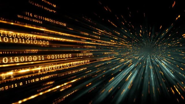 Digital Stream: A Journey Through Binary Code