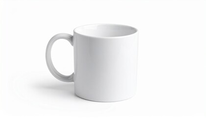 Obraz premium white cup isolated