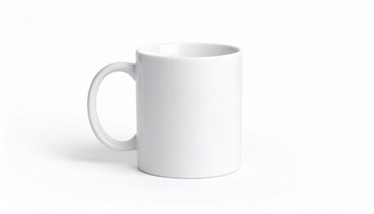 Obraz premium white cup isolated