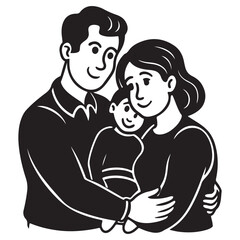 Family Silhouette  icon
