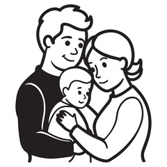 Family Silhouette  icon