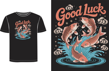 Good Luck T Shirt Design