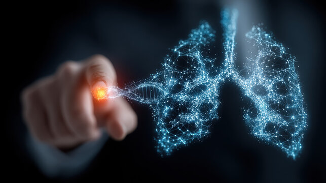 Real time analysis of omics profile by cyberpunk-inspired medical AI system with holographic projections of cellular data