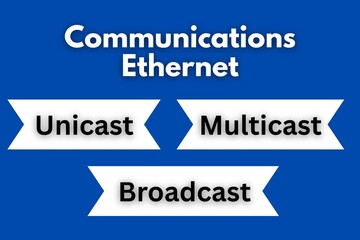 Communications Ethernet, Unicast, Multicast, Broadcast
