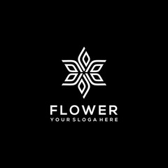 Fototapeta premium Abstract lotus logo design luxury 